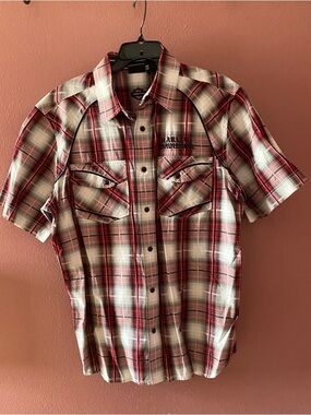 Men’s Large Harley Davidson  S/S Button up